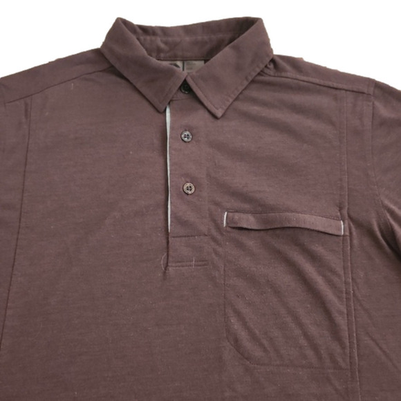 GOLITE Brown Performance Polo Shirt - Picture 2 of 10